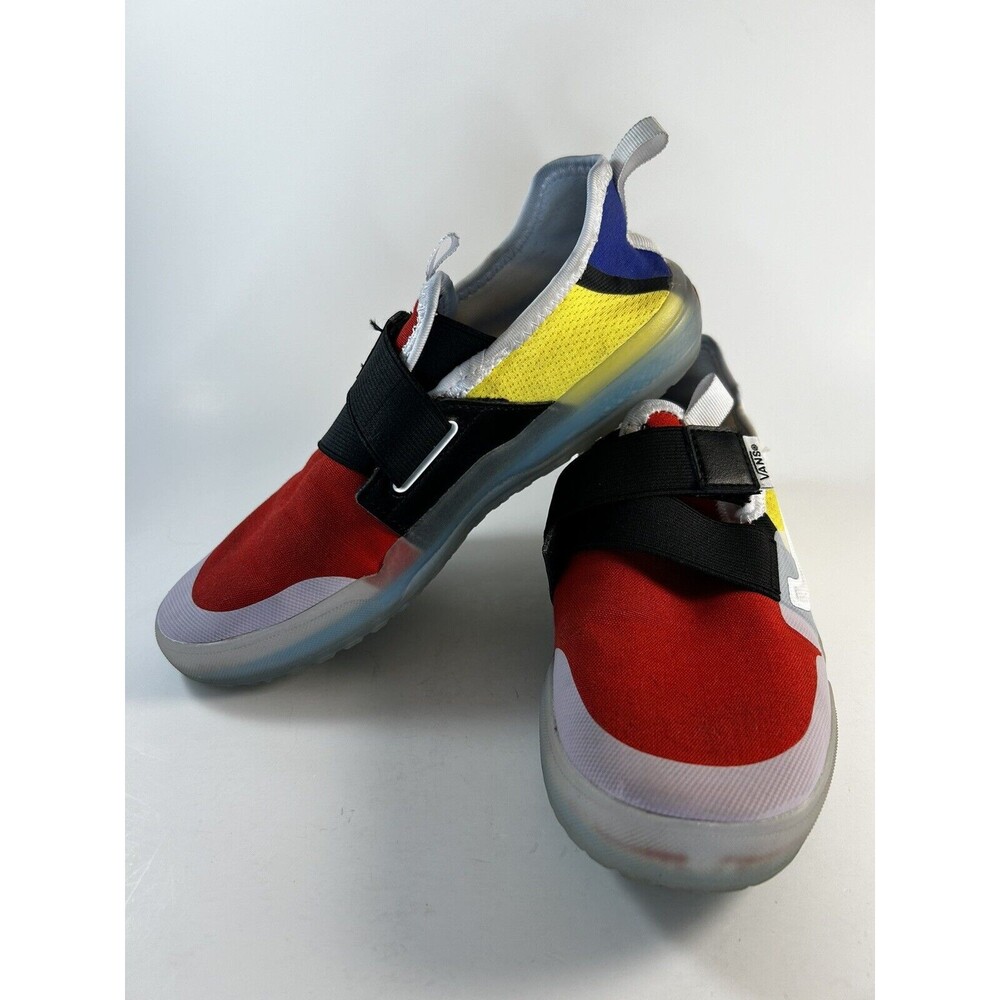 Vans Off The Wall Ultimate Color Block Kids Shoes Hook And Loop Size 3